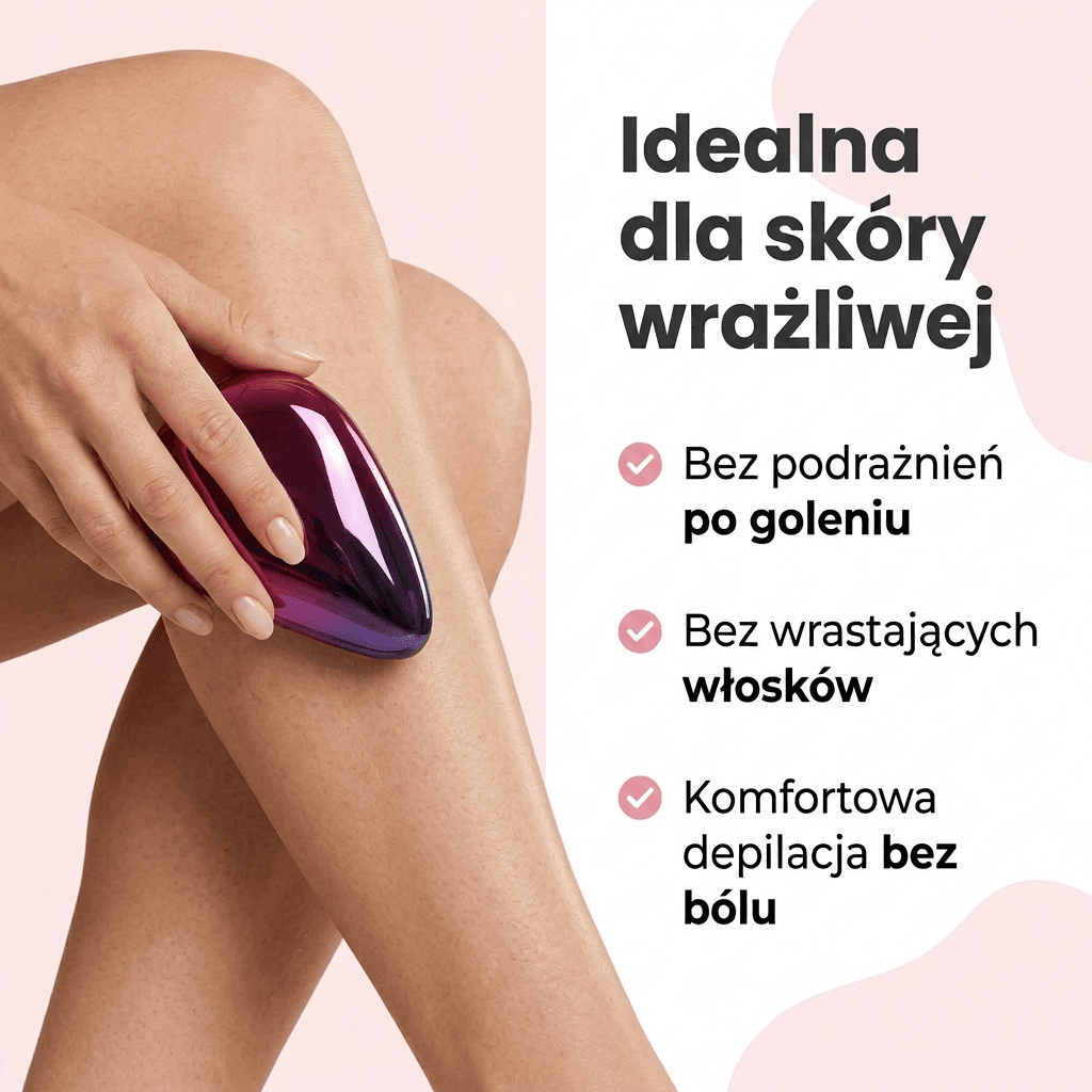 GlowGlass - depilator do skóry wrażliwej